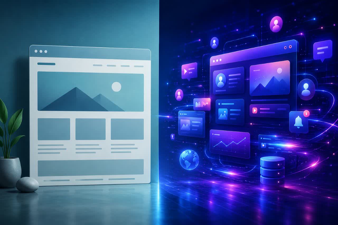 تفاوت سایت استاتیک و داینامیک به زبان ساده