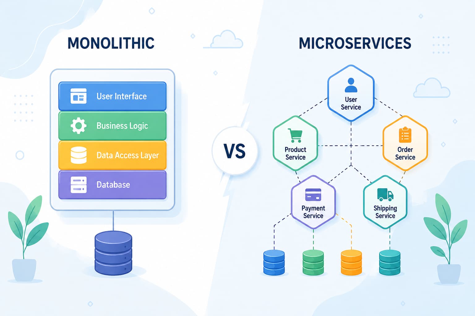 تفاوت Monolithic و Microservices چیست؟